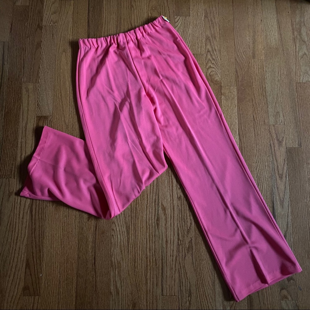 1970s/80s VINTAGE DEADSTOCK PINK FUCHSIA PANTS